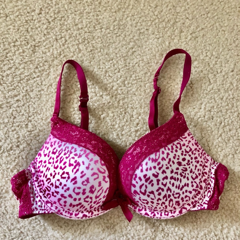 Aerie 32B cheetah print push up bra
